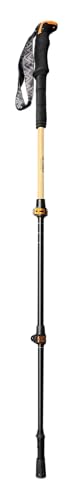 GOODE Bamboo Trekking Poles – Lightweight Adjustable Hiking Poles with Natural Bamboo Shaft, Cork Grip & Tungsten Tip – Collapsible Walking Sticks for Hiking, Backpacking & Travel