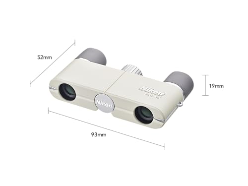 Nikon 4x10D CF Pocket Binoculars - color: Ivory White