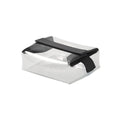 Cadence Parcel - Clear Travel Kit with Zipperless Magnetic Closure - Ink, Medium - Durable, Leak-Resistant and TSA Approved Toiletry Bag - Modular Organization - Recycled TPU (1 Qt) - color: Ink, size: Medium