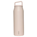 MiiR Wide Mouth Water Bottle - 32oz Insulated Water Bottle in Stainless Steel with Double Wall Vacuum Insulation, Leakproof Design, Keeps Drinks Hot or Cold - color: Thousand Hills Pink, size: 32 Ounces
