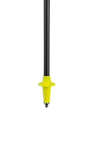 LEKI Ultratrail FX.One Superlite Trekking Poles | Carbon, Foldable, Ultralight Trail Running & Hiking Sticks - color: Red-Yellow-Carbon, size: 125 cm