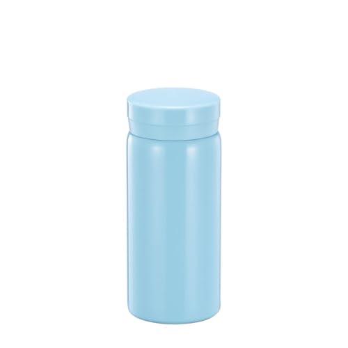 Mini Thermos Cute Water Bottle - 7 oz Tiny Insulated Vacuum 18/10 Stainless Steel Small Flask - Leak Proof & Spill Proof & Keeps Cold and Hot for Drink, Coffee, Tea - Light Blue - color: Light Blue, size: 6.8 Ounces