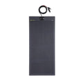 50W Flexible Solar Panel, 33x14 in | Full Black,Waterproof, Lightweight, 25.8% Highest Efficiency Back Contact Solar Cell, For RV, Tent, Van - size: 50W/32.3in x 14.3in