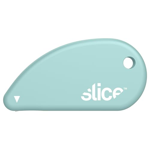 Slice Micro Safety Cutter | Safe Ceramic Box Cutter Lasting 11x Longer than Metal | Keychain Box Opener | 1 Pack | Mint - color: Mint, size: 1 Pack