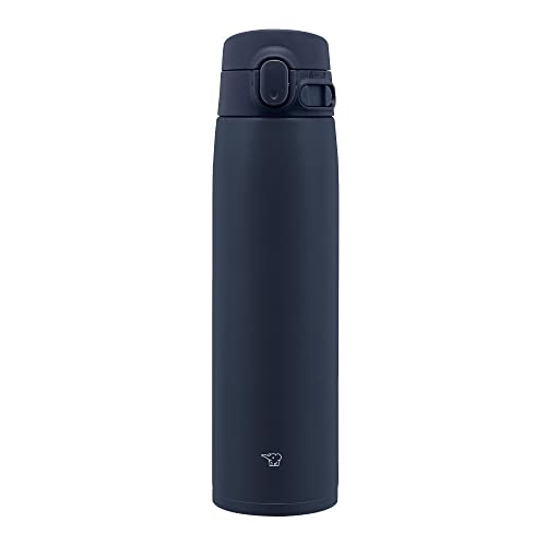 Zojirushi SM-VA72-AD Water Bottle, One-Touch Stainless Steel Mug, Seamless, 24.3 fl oz (720 ml), Navy - color: Navy Blue, size: 24 Ounces