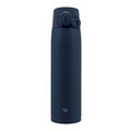 Zojirushi SM-VA72-AD Water Bottle, One-Touch Stainless Steel Mug, Seamless, 24.3 fl oz (720 ml), Navy - color: Navy Blue, size: 24 Ounces