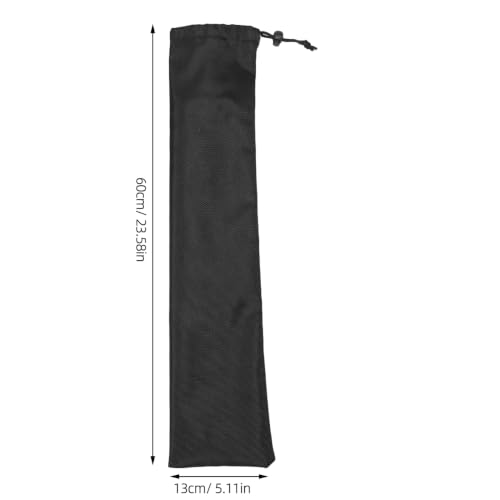 LIOOBO Tent Pole Bag: Trekking Poles Carrying Bag Replacement Case for Walking Stick, Portable Long Storage Pouch for Camping Hiking Party Tent 3pcs - size: 60.00X13.00CM