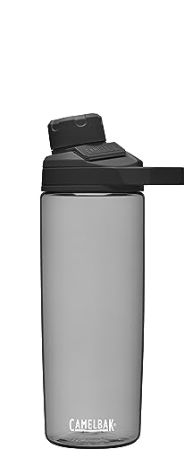 CamelBak Chute Mag Water Bottle with Magnetic Leak‑Resistant Cap, Lightweight Tritan Design for Everyday Hydration - color: Charcoal, size: 20 Ounces
