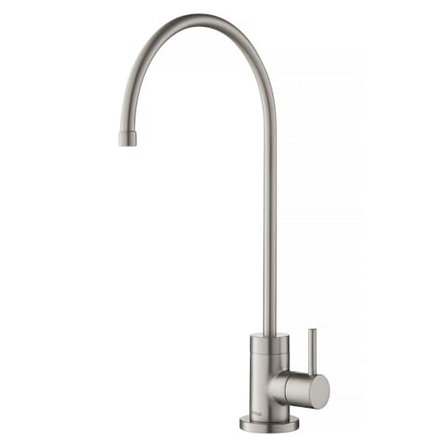 KRAUS Purita 100% Lead-Free Kitchen Water Filter Faucet in Spot Free Stainless Steel, FF-100SFS - color: Spot-Free Stainless Steel, style: Filter Faucet