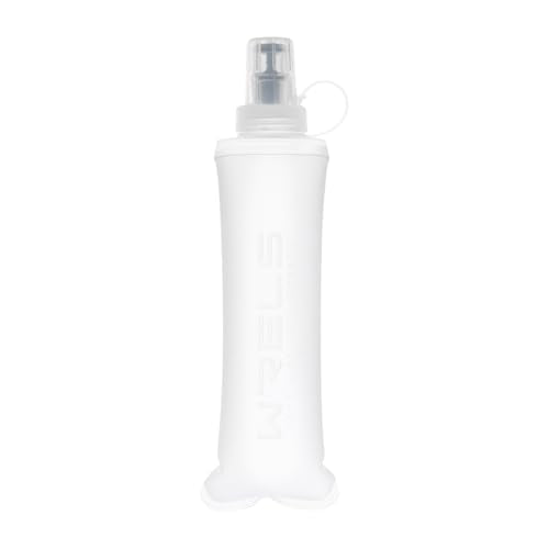 Soft Flasks Running Water Flask Folding Soft Water Bottles Small for Outdoor Sports Hiking Hydration Pack 5oz/8oz/17oz(WHITE,8oz) - color: White, style: 250ml/8oz