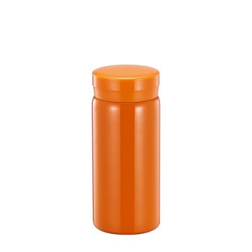 Mini Thermos Cute Water Bottle - 7 oz Tiny Insulated Vacuum 18/10 Stainless Steel Small Flask - Leak Proof & Spill Proof & Keeps Cold and Hot for Drink, Coffee, Tea - Orange - color: Orange, size: 6.8 Ounces