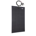 80W 12V Flexible Solar Panel,37 x 21in ETFE Black Thin | High Efficiency, Slim Flexible PERC Mono Solar Cells 12 Volt for Battery Charge Marine RV Campers Boats Camping Generator - size: 80W/37in x 21in
