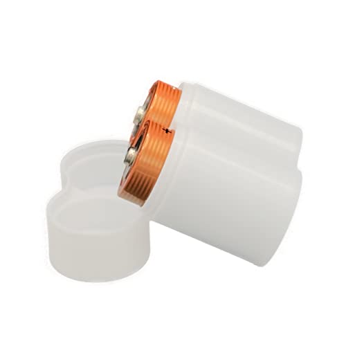 Slimline C Battery Case, Soft Durable Material - Pack of 2 (Holds 2 Batteries)