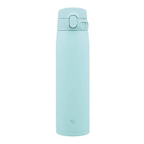 Zojirushi SM-VA72-AM Water Bottle, One-Touch Stainless Steel Mug, Seamless, 24.3 fl oz (720 ml), Mint Blue - color: Mint Blue, size: 24 Ounces