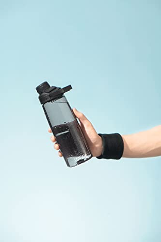 CamelBak Chute Mag Water Bottle with Magnetic Leak‑Resistant Cap, Lightweight Tritan Design for Everyday Hydration - color: Charcoal, size: 50 Ounces