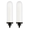 Survivor Filter Ultra Gravity Water Filter Replacement Pack - 2X Ceramic Filter Replacement - Compatible with Big Berkey - Removes Bacteria, Viruses, and Parasites - style: Survivor Filter Ultra Ceramic Replacement Water Filters (Pack of 2)