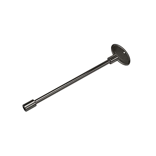 Skyflame Universal Gas Valve Key, Flat Black, 8 Inches | Fits 1/4" and 5/16" Gas Valve Stems, For Fire Pit and Fireplace - color: Flat Black, size: 8 Inches