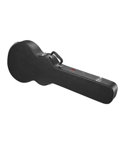 VEVOR Electric Guitar Hard Case, for 39 in LES Paul Guitars, Gourd-Shaped | with PVC Padding Soft Lining, Protective Carrying, Water-Resistant, Lock Latch, Keys, Handle - size: 41.34 inches Gourd-Shaped