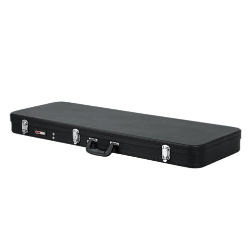 Gator Cases Hard-Shell Wood Case for Standard Electric Guitars, Fits Fender Strat/Tele Style (GWE-ELEC) - style: Electric