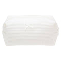 PAZIMIIK Cozy Makeup Bag for Women,Zipper Cosmetic Pouch,Waffle Cream White - color: Waffle Cream White