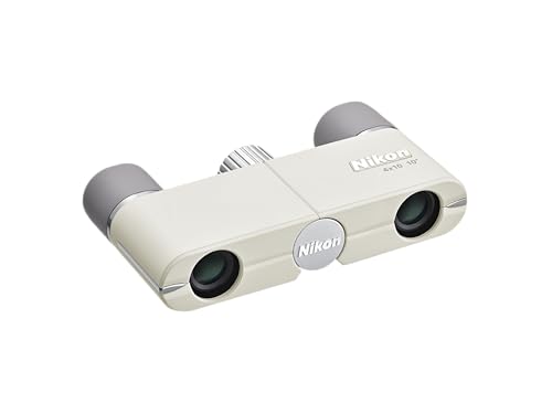 Nikon 4x10D CF Pocket Binoculars - color: Ivory White