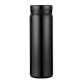 10oz Mini Water Bottle Stainless Steel Thermos Small Flask - Insulated Vacuum, Leak Proof, Keeps Drinks Hot/Cold - Ideal for Coffee, Tea, Water - Black - color: Black, size: 9.5 Ounces