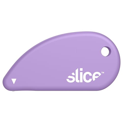 Slice Micro Safety Cutter | Safe Ceramic Box Cutter Lasting 11x Longer than Metal | Keychain Box Opener | 1 Pack | Lavender - color: Lavender, size: 1 Pack