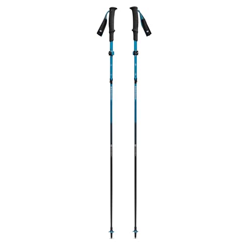 BLACK DIAMOND Distance Z Trekking Poles (Pair), Foldable Z-Pole, Hiking - color: Desert Sky (Carbon Fiber FLZ-Folding), size: 95-110 cm