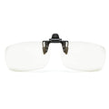 Reading Glasses Clip On Magnifiers for Eyeglasses and Flip Up Blue Light Blocking Ultra-light Glasses for Women Men (transparent, 3.5x) - size: 3.5x