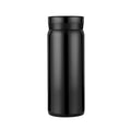 Mini Thermos Cute Water Bottle - 7 oz Tiny Insulated Vacuum 18/10 Stainless Steel Small Flask - Leak Proof & Spill Proof & Keeps Cold and Hot for Drink, Coffee, Tea - Black - color: Black, size: 6.8 Ounces