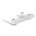 Invisible Foldable Holder Charger Cable with Stand, 240w Fast Charging Stand Sideways Data Cables with 360° Invisible Stand, Detachable 2 in 1 Phone Holders for Gaming Office Car Travel - color: White