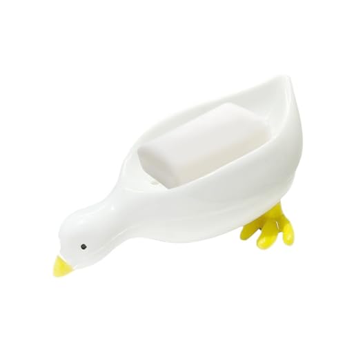 Soap Dish for Shower,Soap Holder Shower,Cute Duck Soap Bar Holder Saver