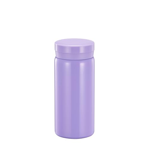 Mini Thermos Cute Water Bottle - 7 oz Tiny Insulated Vacuum 18/10 Stainless Steel Small Flask - Leak Proof & Spill Proof & Keeps Cold and Hot for Drink, Coffee, Tea - Purple - color: Purple, size: 6.8 Ounces