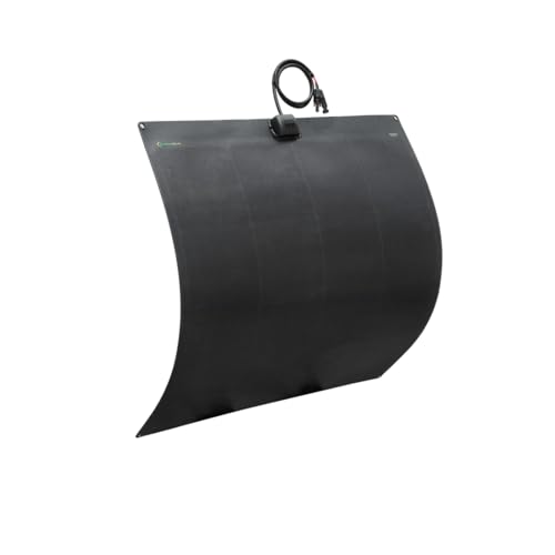 120W Flexible Solar Panel 12V ETFE,32.3in x 30.5in | Semi Bendable Mono Solar Panel,Back Contact Solar Cell, 25.8% High Efficiency,for RV Van Roof TopCamping Home Boat Marin - size: 120W/32.3in x 30.5in