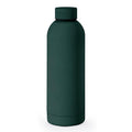 NOBL Stainless Steel Water Bottle, 17 Oz Leak Proof Thermos, Forest Green | Double Wall Vacuum Insulation Keeps Drinks Cold 24 Hrs, Hot 12 Hrs, Sealed, 500 Ml, Fits Carry-on Cup Holder - color: Forest Green