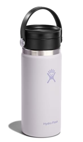 Hydro Flask Flex Sip Coffee Tumbler – Insulated Stainless Steel, Non Spill, Leak Proof Travel Coffee Cup 16 Oz Cloud Pink - color: CLOUD PINK, style: 16 Oz
