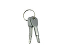 Mini Pocket Repair Hand Tool Portable Screwdriver Set Keychain Outdoor Tool Kit Stainless Steel Keyring Black+Silvery 1pc (Gray) - color: Gray