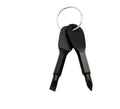 Mini Pocket Repair Hand Tool Portable Screwdriver Set Keychain Outdoor Tool Kit Stainless Steel Keyring 1pc (Black) - color: Black