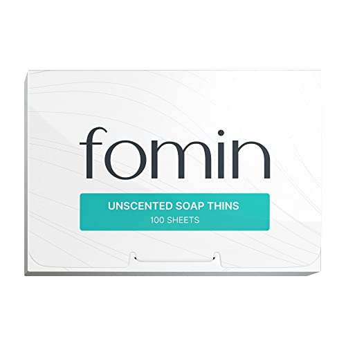 FOMIN Paper Soap Sheets for Hand Washing - 100 Unscented Travel Soap Sheets - color: Unscented (Pack of 1)