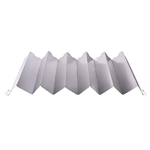 Etopar 8/9/10/12 Plate Foldable Burner Windshield Outdoor Camping Cooker Picnic BBQ Cooking Gas Stove Wind Screen - color: 12 Plate