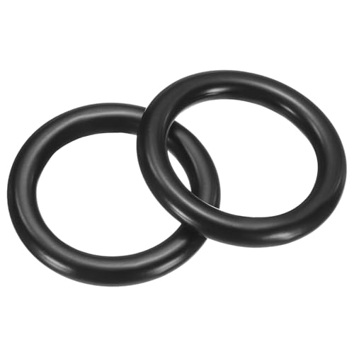 uxcell 2Pcs M4 x 20 x 28mm(WD. x ID. x OD.) Metal Rings, 304 Stainless Steel Solid Welded Seamless O-Ring Decorative Connecting for Macrame, Hanging Slings Rope, Black - size: M4 x 20 x 28mm(WD. x ID. x OD.)