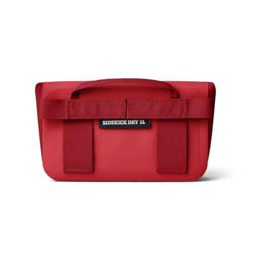 YETI Sidekick Dry 1L Gear Case, Rescue Red - color: Rescue Red, size: Sidekick 1L