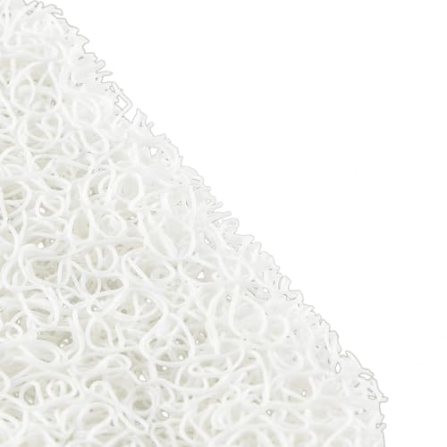 Snowkingdom 4 Pack White Soap Saver Holder for Bar Soap Shower Bathroom Dish Self Draining Lift Pad Porous Construction air circulate 2.9" x 4.5" PVC Non-BPA Non-Slip Durable - color: White