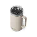 YETI Rambler 24 oz Mug, Vacuum Insulated, Stainless Steel with MagSlider Lid - color: cape taupe