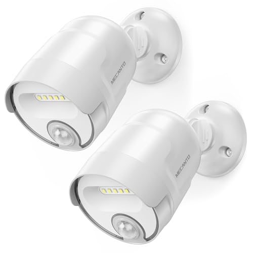 USB Rechargeable Motion Sensor Light Outdoor, 4000mAh Built-in Battery 600 Lumen Spotlight, IP65 Waterproof Cordless Wall Light for Porch Garage House - color: 2 Pack White