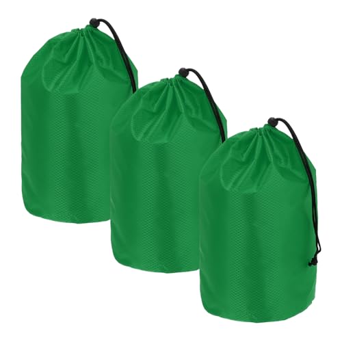Drawstring Bag with Toggle Cinch Sack and Ditty Pouch Durable Ditty - color: Dark Green, size: Medium