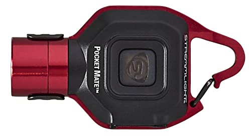 Streamlight 73301 PocketMate 325-Lumen Red LED Flashlight, Red | 325 lumens; USB rechargeable capable; multi-mode lighting; IPX-rated water resistant; impact-resistance tested - color: Red