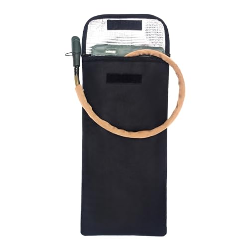 Bag, Hydration Bladder Sleeve for 2-2.5L Water Reservoir, Polyester Thermal Water Bladder Cover with Carrying Handle for Hiking, Cycling and Skiing,