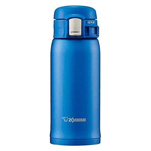 Zojirushi SM-SD36AM Stainless Steel Mug, 12-Ounce, Matte Blue - color: Matte Blue, style: 12-Ounce