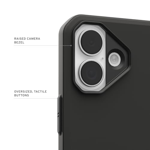 URBAN ARMOR GEAR UAG Designed for iPhone 17 Case Civilian LT - Compatible with MagSafe Military Grade Protective Cover, Black - color: Civilian LT - Black
